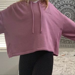Purple Hollister hoodie